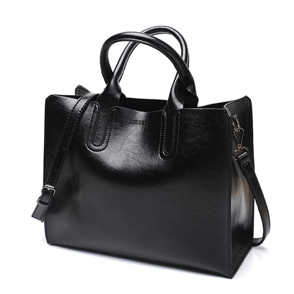 Leather Handbags Big Women