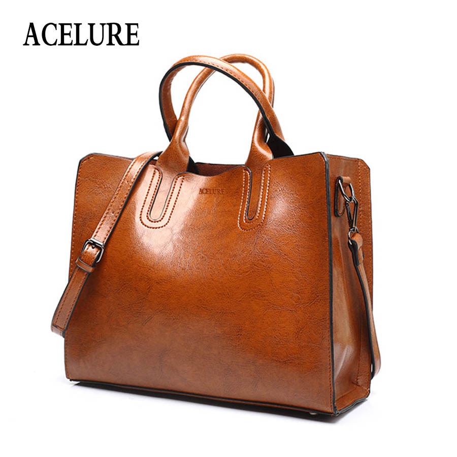 Leather Handbags Big Women