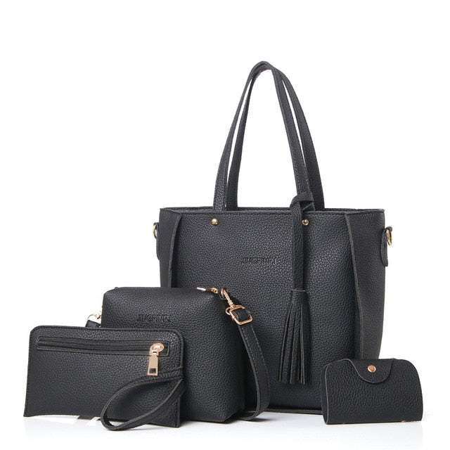 Women Bag Set Top-Handle