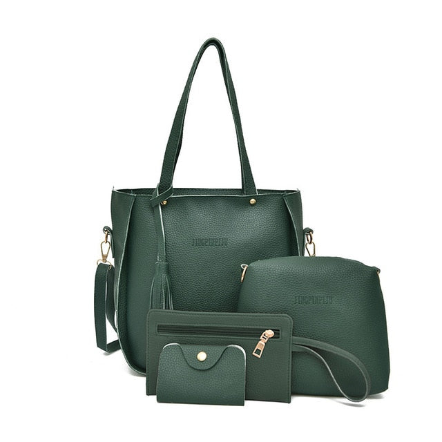 Women Bag Set Top-Handle